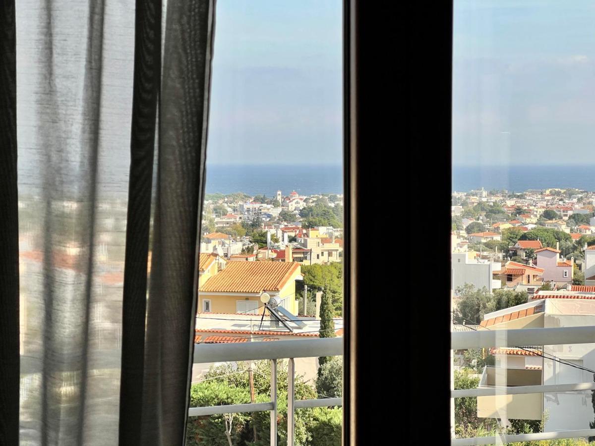 Sunrise Studio With Unhindered View To The Sea. Néa Mákri Buitenkant foto