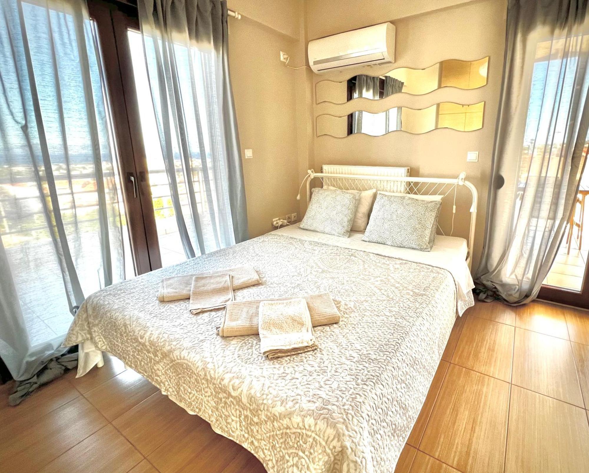 Sunrise Studio With Unhindered View To The Sea. Néa Mákri Buitenkant foto
